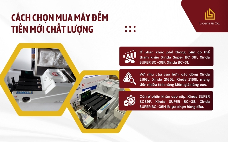 Cách chọn mua máy đếm tiền mới chất lượng